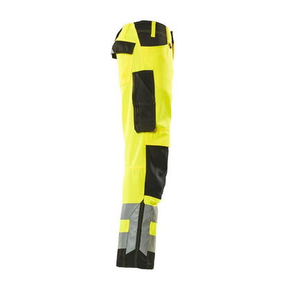MASCOT® Kendal pantalon haute visibilité jaune/noir