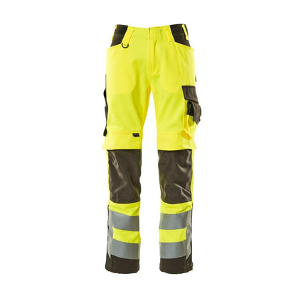 MASCOT® Kendal pantalon, jaune haute visibilité/anthracite foncé