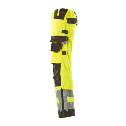 MASCOT® Kendal pantalon, jaune haute visibilité/anthracite foncé
