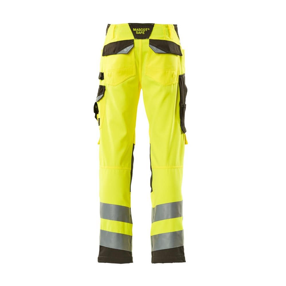 MASCOT® Kendal pantalon, jaune haute visibilité/anthracite foncé