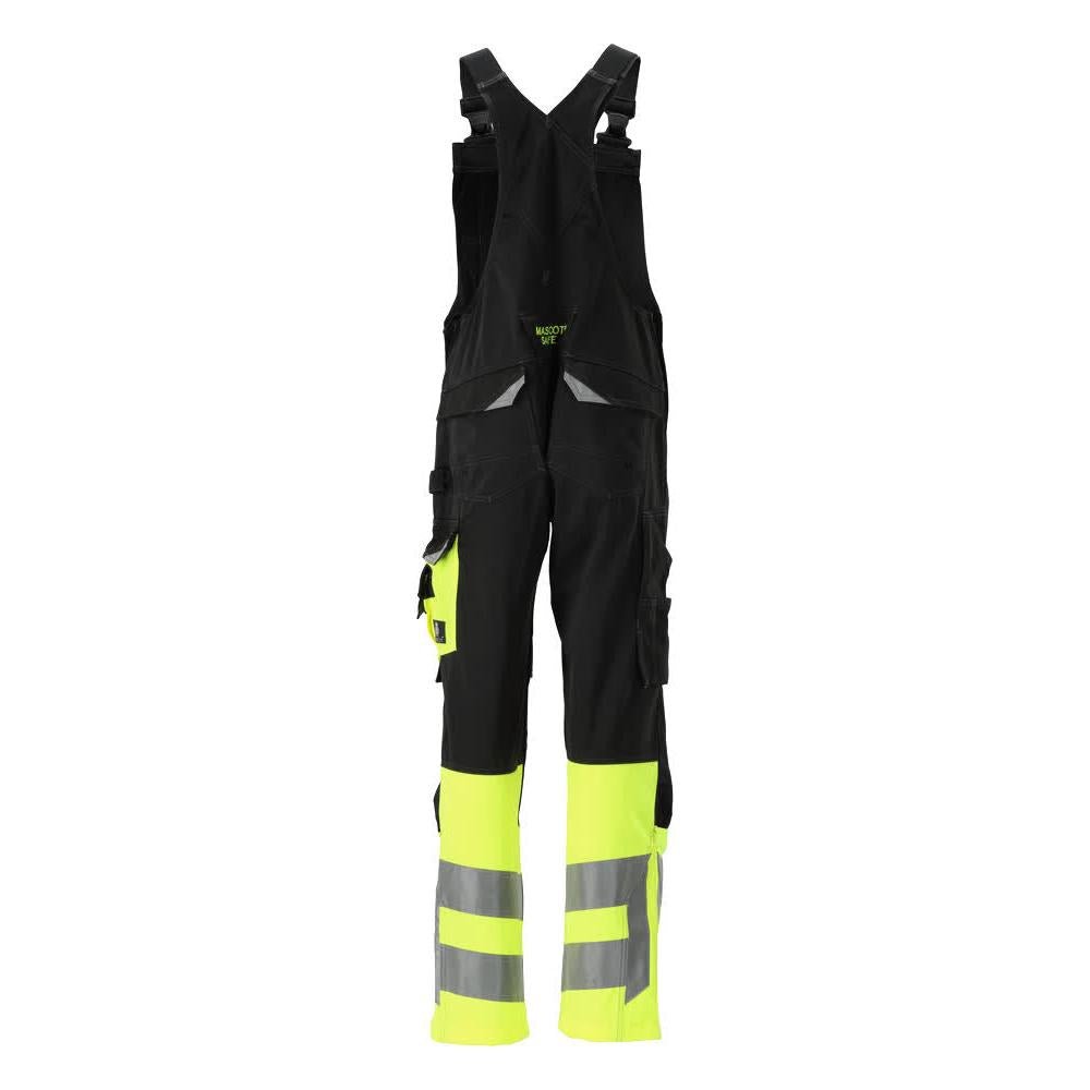 MASCOT® Sunderland salopette, noir/jaune haute visibilité
