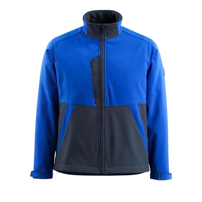 MASCOT® Finley Soft Shell veste, bleu maïs/bleu noir