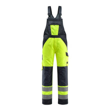 MASCOT® Gosford salopette, jaune haute visibilité/noir-bleu