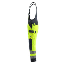MASCOT® Gosford salopette, jaune haute visibilité/noir-bleu
