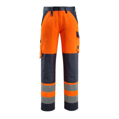 Pantalon MASCOT® Maitland, haute visibilité orange/noir-bleu