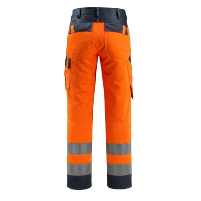 Pantalon MASCOT® Maitland, haute visibilité orange/noir-bleu