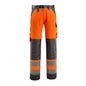 Pantalon MASCOT® Maitland, orange haute visibilité/anthracite foncé