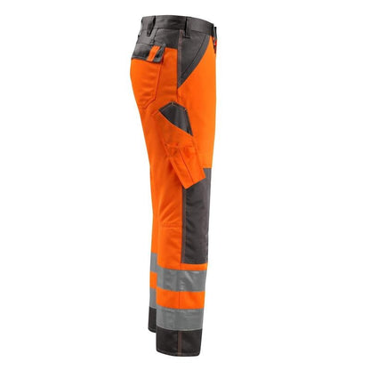 Pantalon MASCOT® Maitland, orange haute visibilité/anthracite foncé