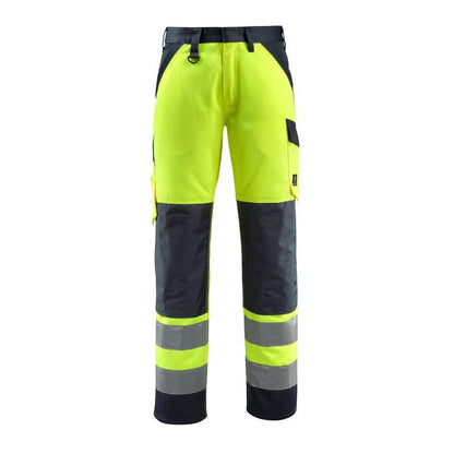 Pantalon MASCOT® Maitland, jaune haute visibilité/noir-bleu