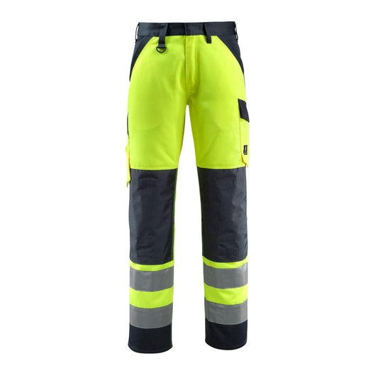 Pantalon MASCOT® Maitland, jaune haute visibilité/noir-bleu