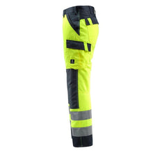 Pantalon MASCOT® Maitland, jaune haute visibilité/noir-bleu