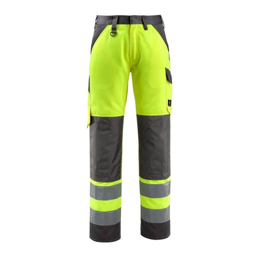 Pantalon MASCOT® Maitland, jaune haute visibilité/anthracite foncé