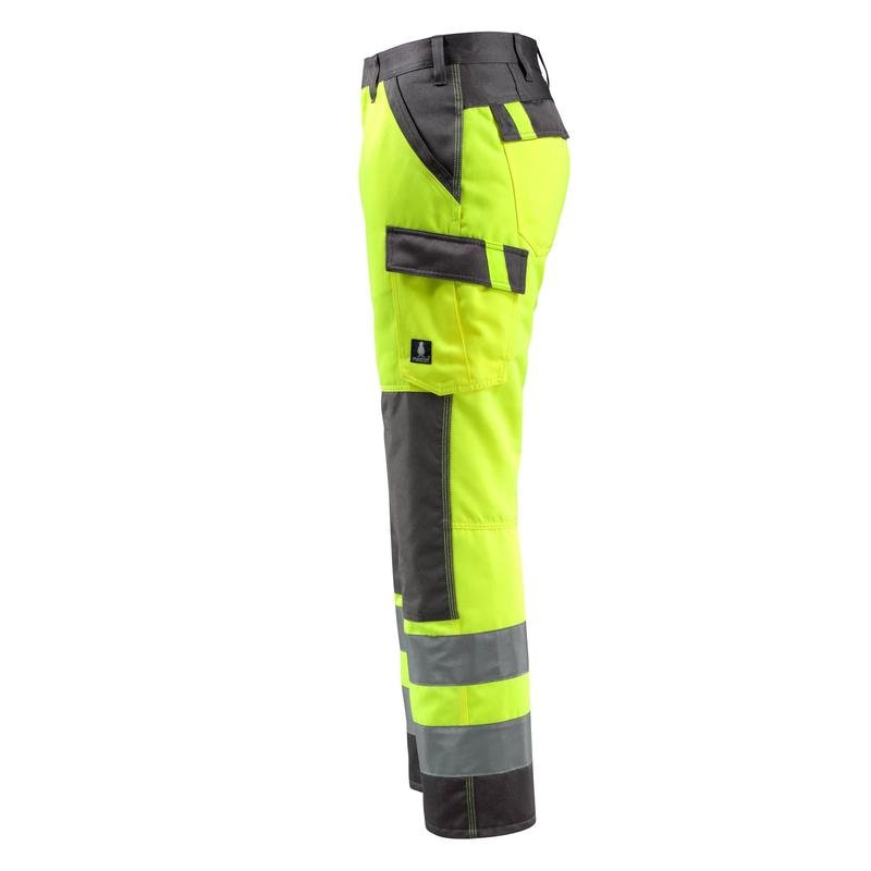 Pantalon MASCOT® Maitland, jaune haute visibilité/anthracite foncé