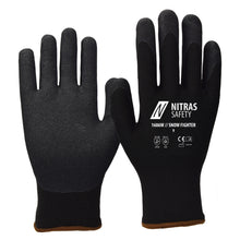 NITRAS SNOW FIGHTER, gants d'hiver, noir