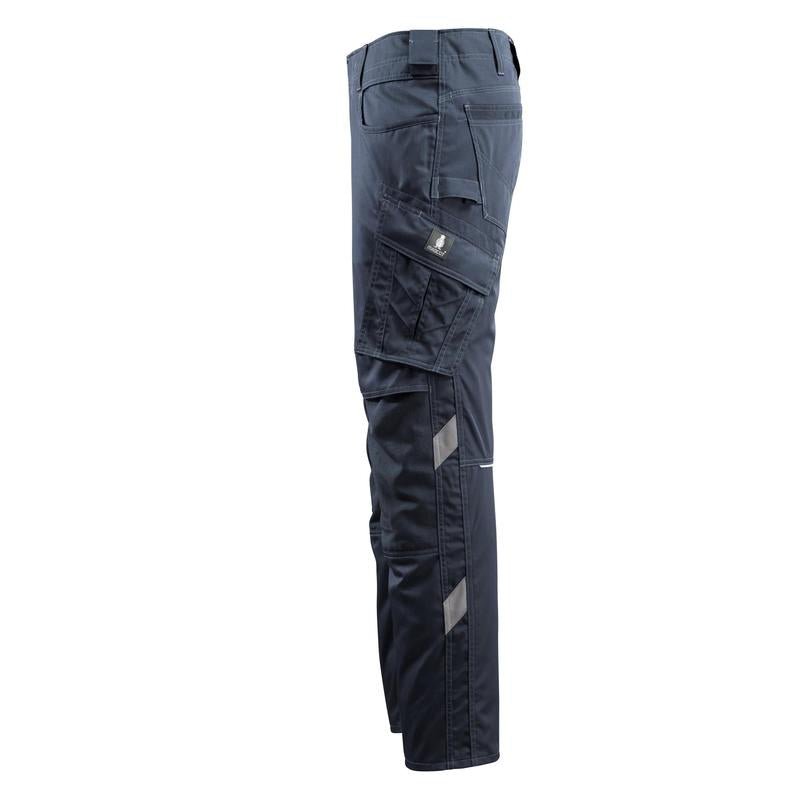 Pantalon MASCOT® Lemberg taille 76C46, noir-bleu | Paquet (1 pièce)