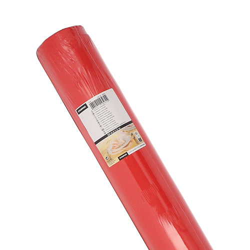 Illustré est un grand rouleau de nappe Starpak, similaire au tissu, Airlaid (20m x 1,2m) enveloppé dans un film transparent avec étiquette et code-barres, idéal pour l'utilisation dans la restauration.