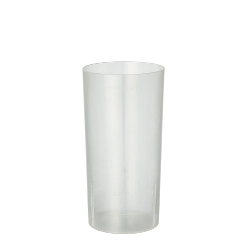 Les verres réutilisables Starpak 10 pour long drinks de Starpak sont des gobelets en plastique réutilisables et écologiques, qui se tiennent droits sur un fond blanc simple – une alternative idéale aux gobelets jetables pour servir des long drinks.