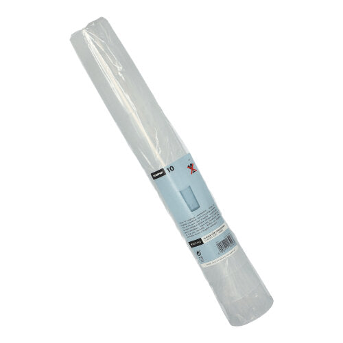 Un paquet de 10 verres réutilisables Starpak pour long drinks avec une étiquette bleu et blanc contenant des informations sur le produit et la marque.