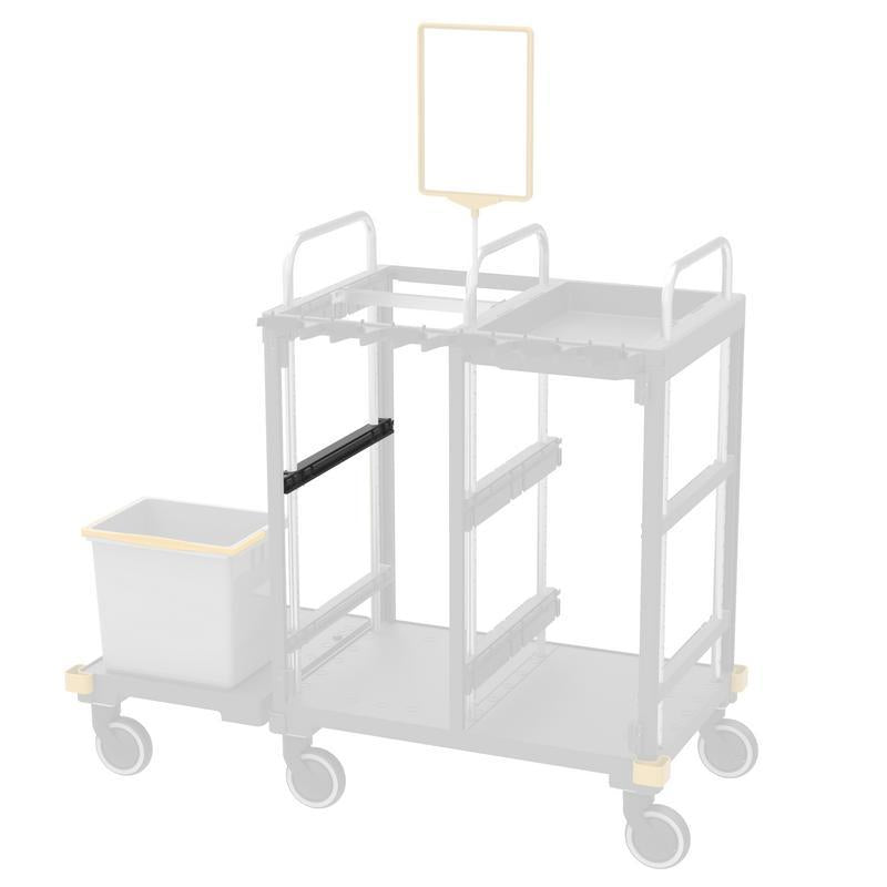 Traverse VERMOP unilatérale avec 2 cales, 50 x 3 x 3 cm