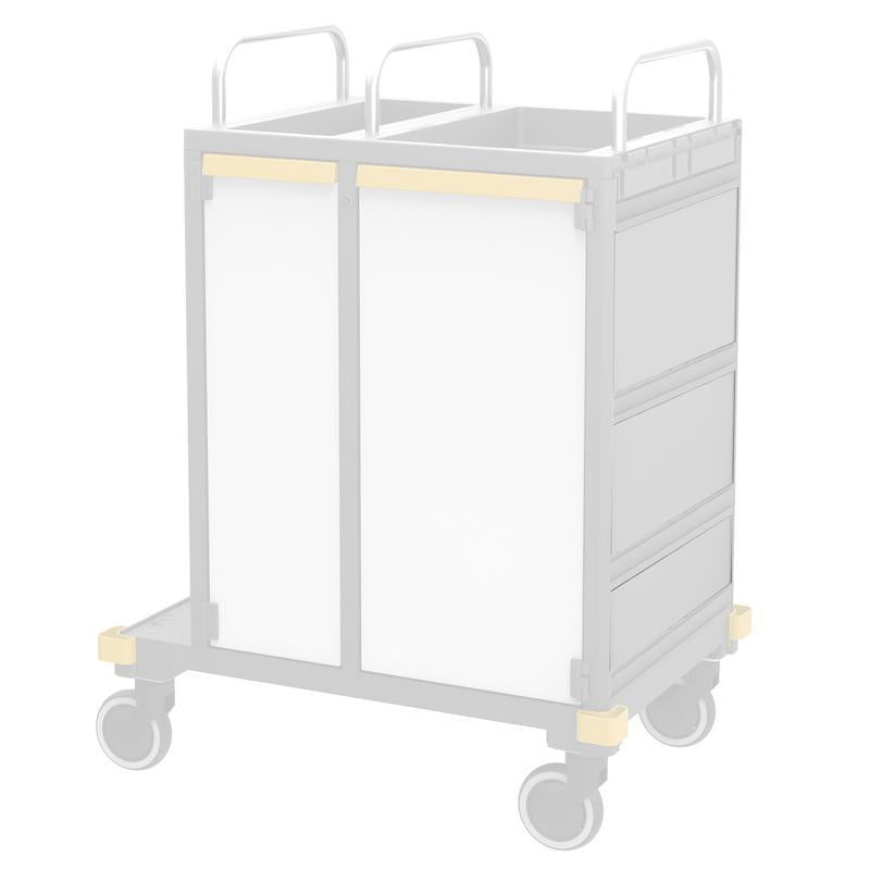 VERMOP Paroi latérale multi-parois Blanc platine, 497 x 174 x 3 cm