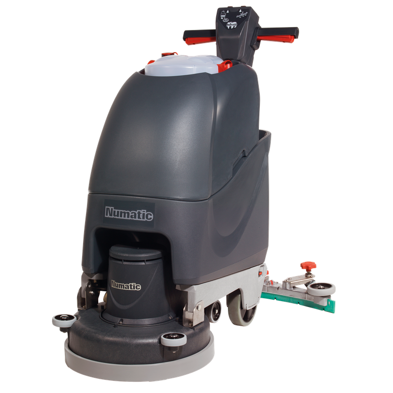 Autolaveuse à câble Numatic TT4045G avec brosse TenTec rouge | Paquet (1 pièce)