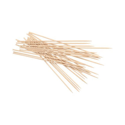 PAPSTAR Brochettes en bois "pure" Ø 3 mm, 20 cm de long - ces brochettes en bois de la PAPSTAR GmbH (1000 pièces/boîte pliante) sont idéales pour une grillade écologique.