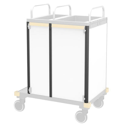 Bande intermédiaire VERMOP avec serrure incl. EPL, 74 x 13 x 3 cm