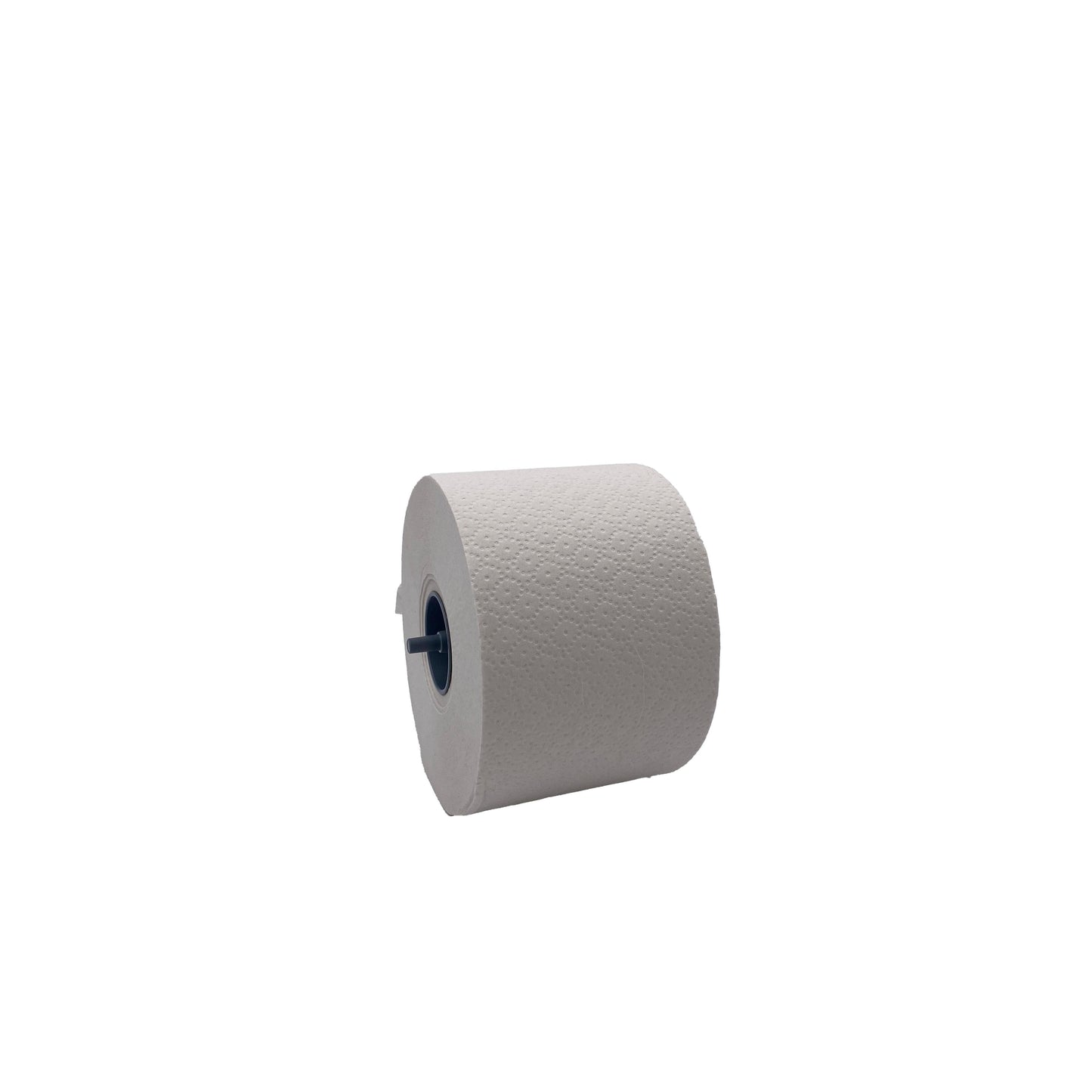 Un grand rouleau de papier toilette recyclé CWS blanc (25 g/m²) avec un noyau noir, illustré sur un fond blanc. Livré dans un emballage en carton écologique, chaque paquet contient 36 rouleaux de papier toilette recyclé de CWS.