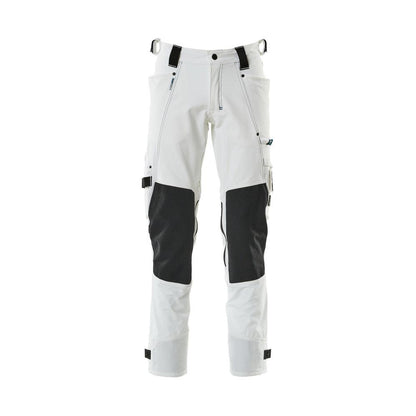Pantalon avec poches genoux en Dyneema, pantalon stretch, blanc