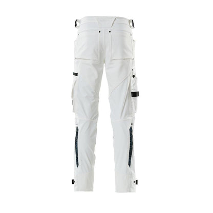 Pantalon avec poches genoux en Dyneema, pantalon stretch, blanc