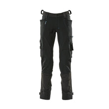 Pantalon avec poches genoux en Dyneema, pantalon stretch, noir