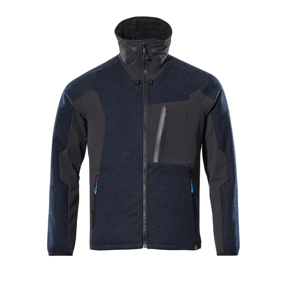 Veste en maille avec cardigan à membrane