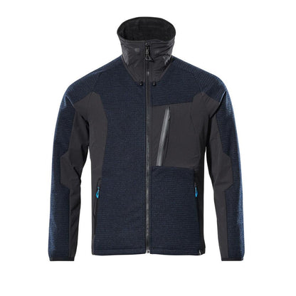 Veste en maille avec cardigan à membrane