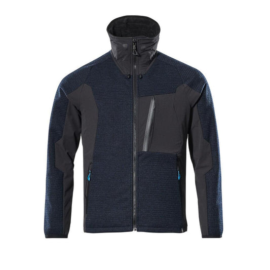 Veste en maille avec cardigan à membrane