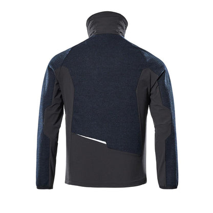 Veste en maille avec cardigan à membrane