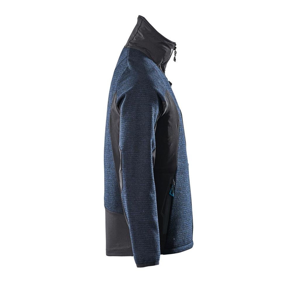 Veste en maille avec cardigan à membrane