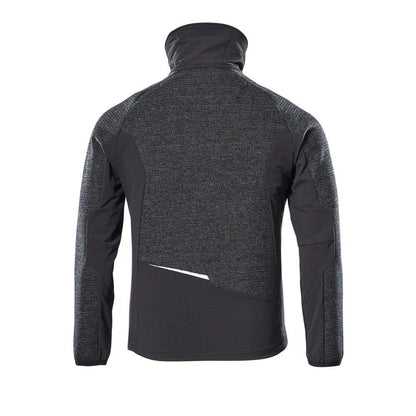 Veste en maille avec cardigan à membrane