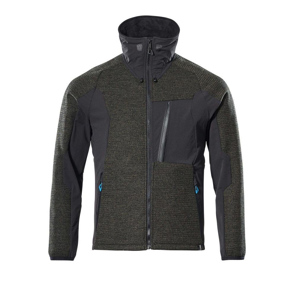 Veste en maille avec cardigan à membrane