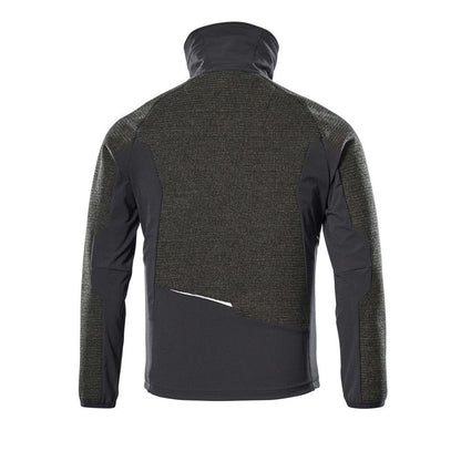 Veste en maille avec cardigan à membrane