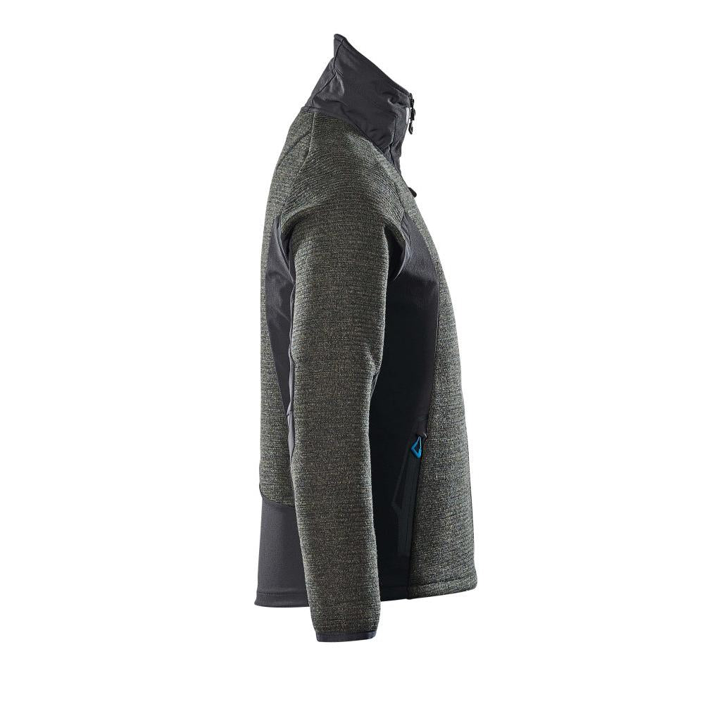 Veste en maille avec cardigan à membrane