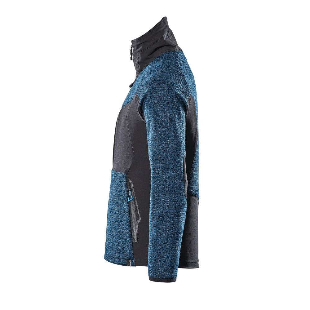 Veste en maille avec cardigan à membrane