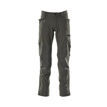 Pantalon avec poches genoux, stretch, pantalon clair, anthracite foncé