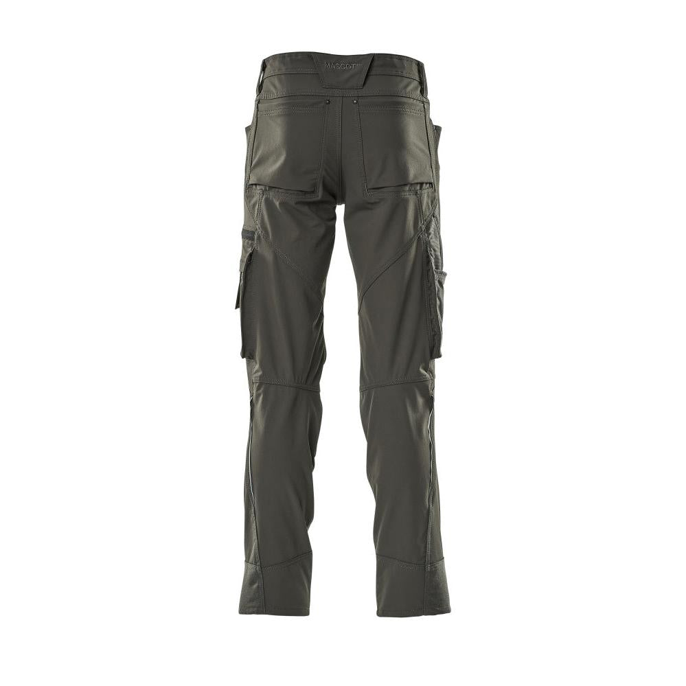 Pantalon avec poches genoux, stretch, pantalon clair, anthracite foncé