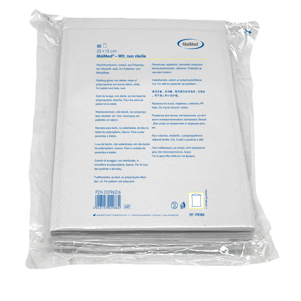 Gant de lavage MaiMed, non stérile, en polaire