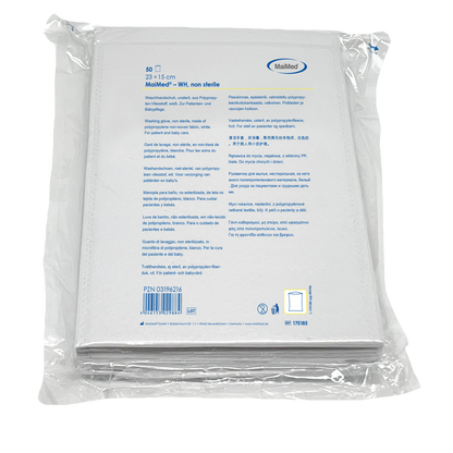 Gant de lavage MaiMed, non stérile, en polaire