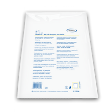 Gant de lavage MaiMed à picots souples, non stériles blanc, en polaire, 50 pièces/sac en polyéthylène | Paquet (50 pièces)