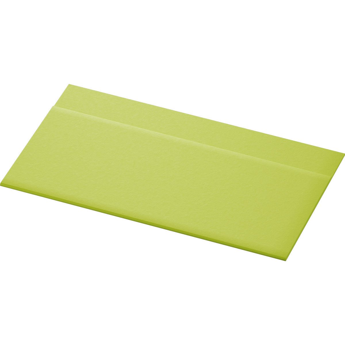 Un distributeur-Serv 33, Kiwi (6x750) distributeur de boissons de Duni GmbH est représenté sur un fond blanc. L'emballage rectangulaire avec 750 serviettes apparaît fermé et légèrement incliné.