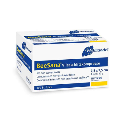 Compresse fendue en polaire BeeSana®, non stérile, 4 fois