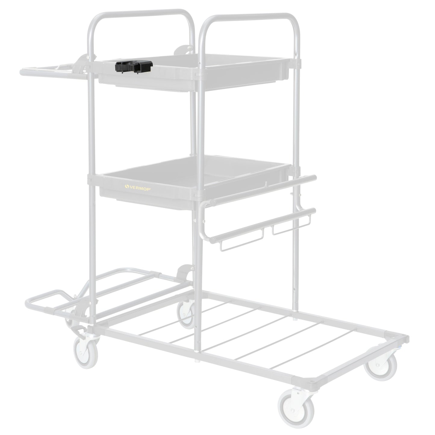 Support de poignée VERMOP sur le côté Ø 22-30mm, 9 x 7 x 4 cm