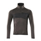 Pull polaire avec veste courte zippée en micropolaire